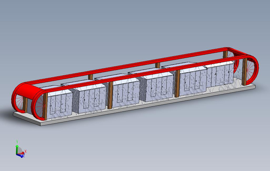 城市电柜装饰（整体方案）3D模型图纸Solidworks设计