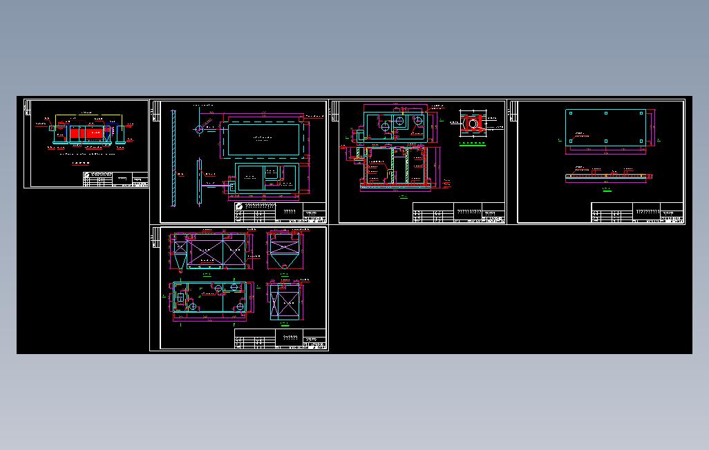 一体化污水施工套图