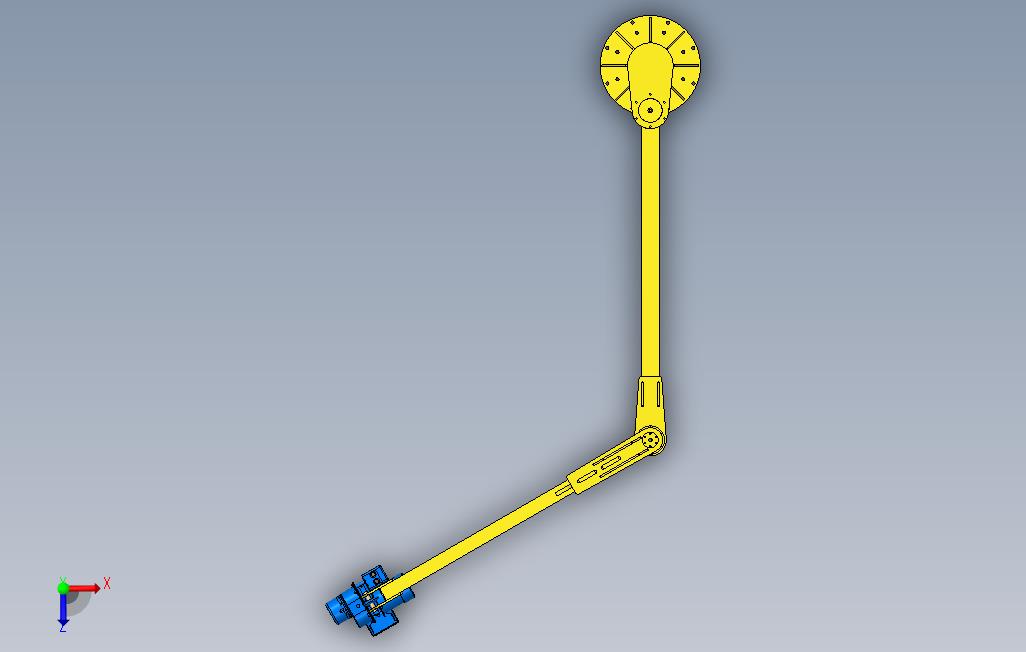 500kg旋转起重臂3D数模图纸Solidworks设计