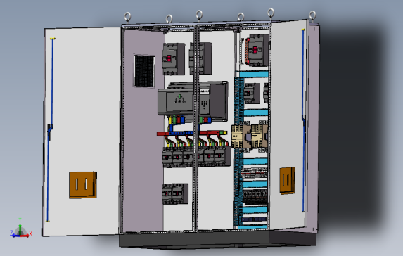 仿威图双电源120A交流接触器控制柜