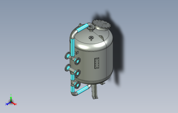 DN1200石英砂过滤罐