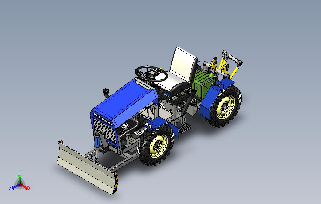 拖拉机CATIA模型