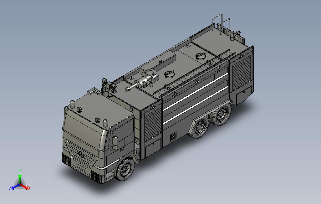 消防车3D模型