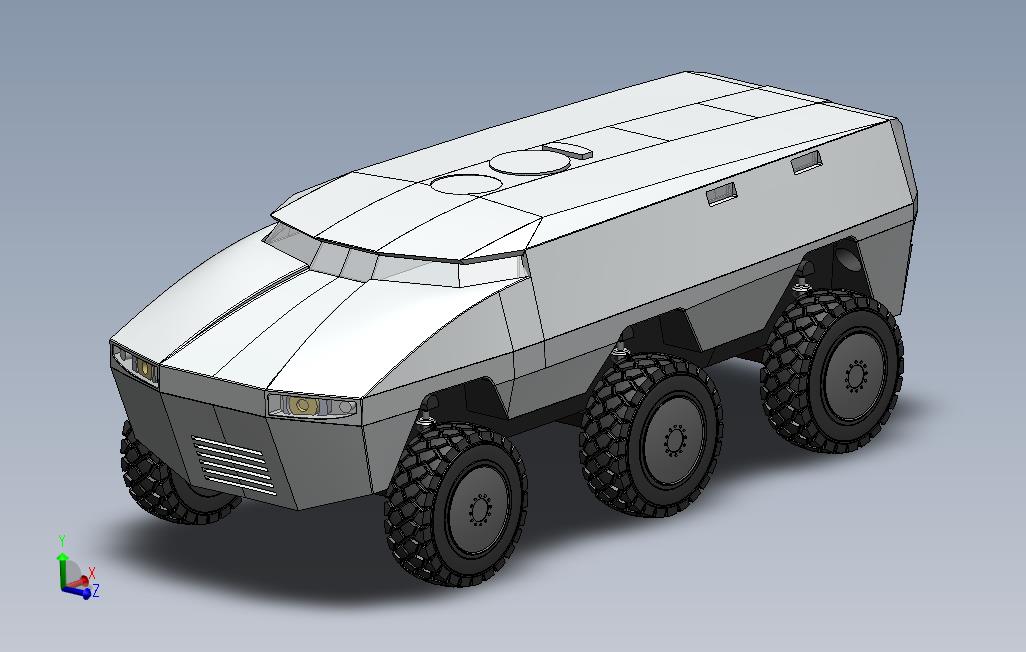 装甲战车3D模型