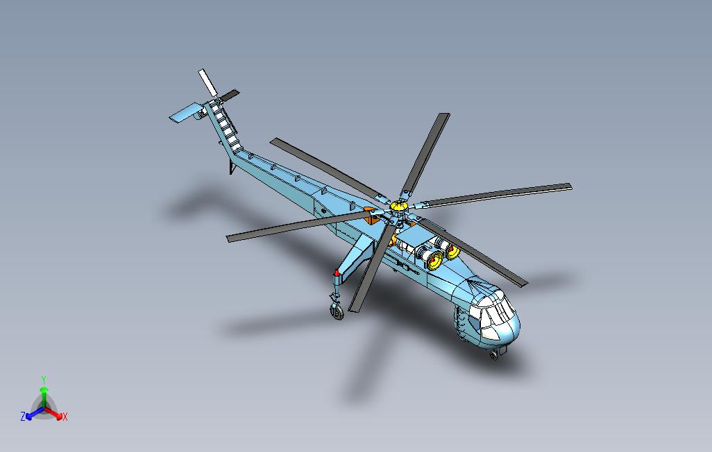 SikorskyS64起重机直升机