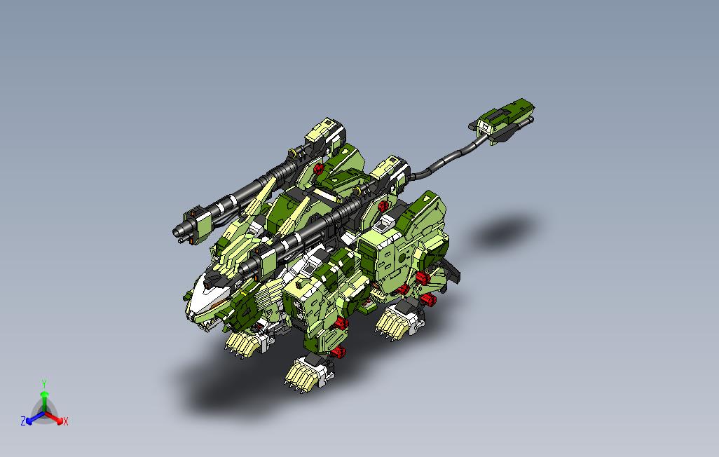 机甲兽CATIA模型