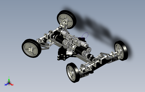 阿克曼汽车转向传动系统3D图纸stp格式