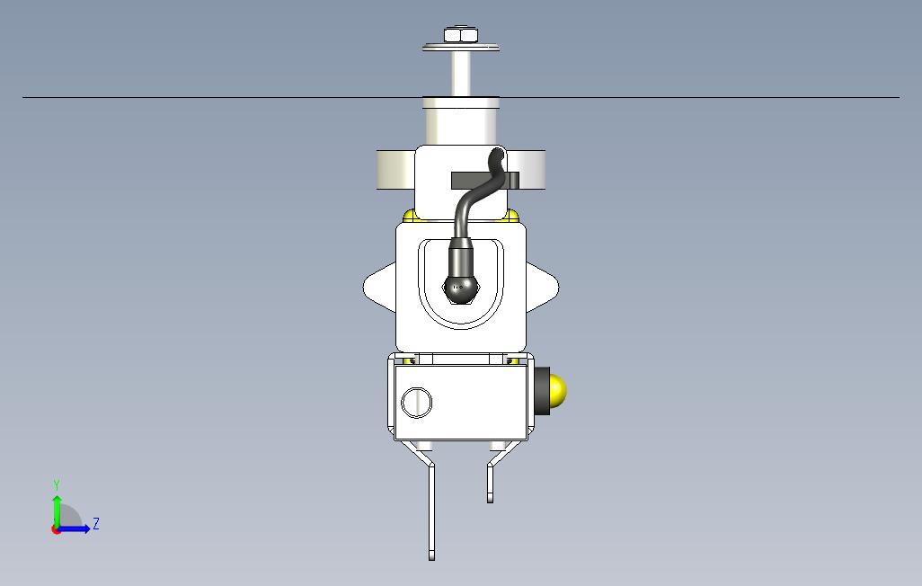 发动机-ryobi-31ccm微型发动机3D图纸INVENTOR设计附STP格式 左侧视图