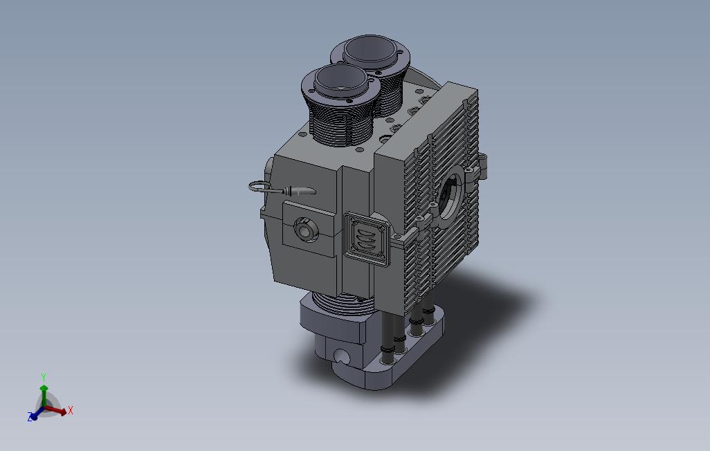 发动机-VolkswagenBeetle马达模型3D测绘图纸solidworks设计附工程图