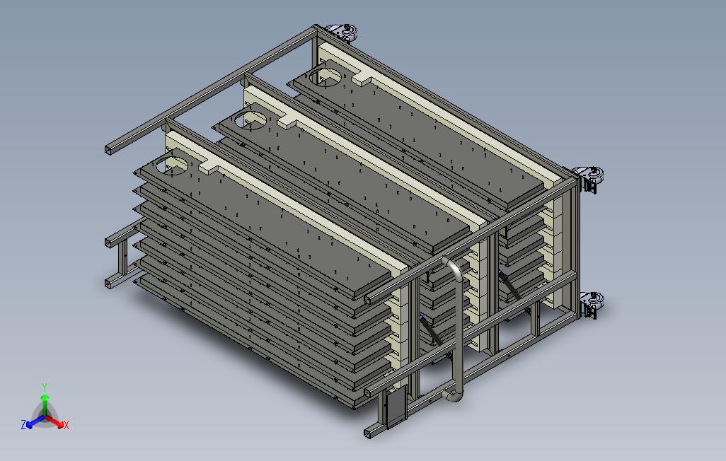 出风转接板工装车