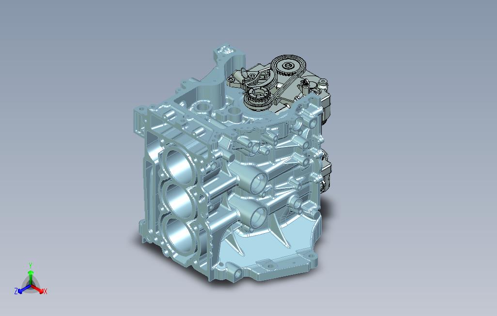 汽车发动机-一款平衡轴详细设计模型3D图纸CATIA设计附STP格式