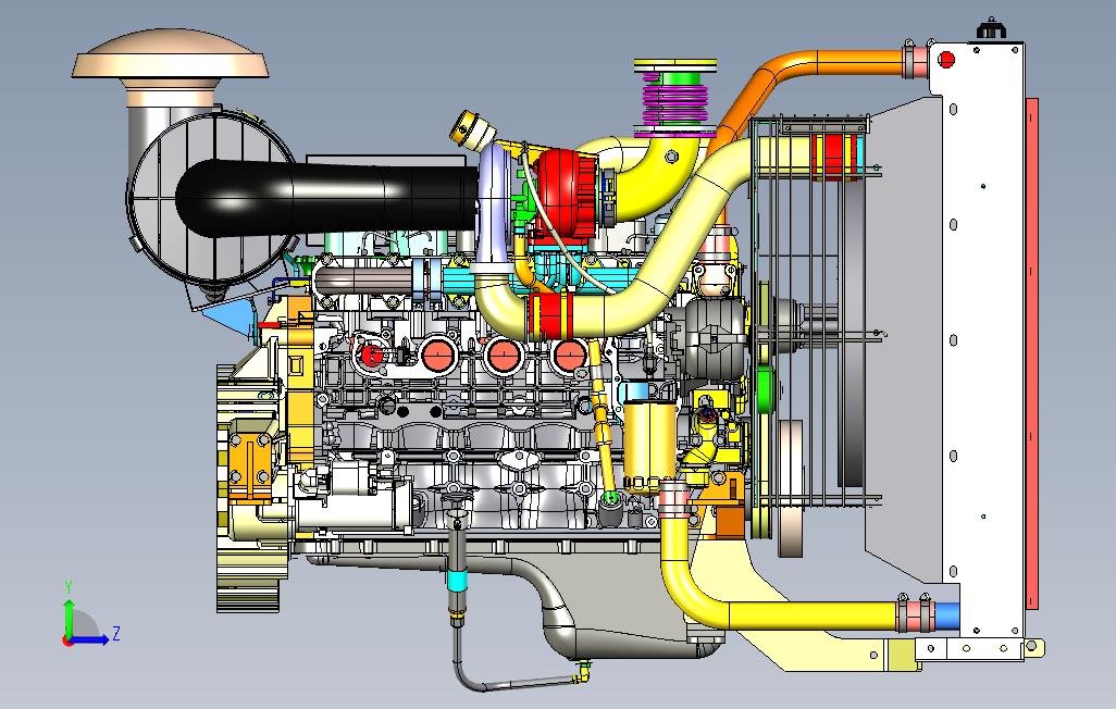 航空发动机-diesel-engine-247-kw-1.snapshot.2 左侧视图