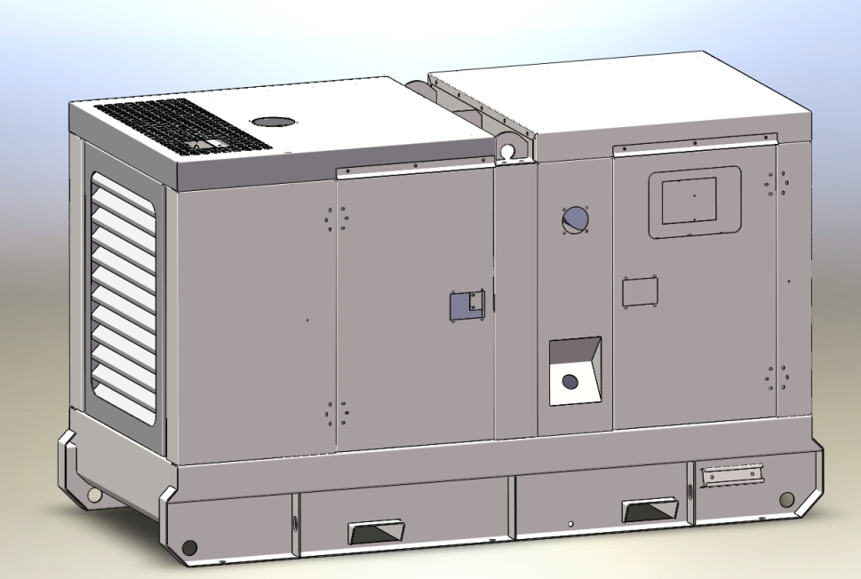 4BTA3.9-G2型40KW直角澳款发电机组