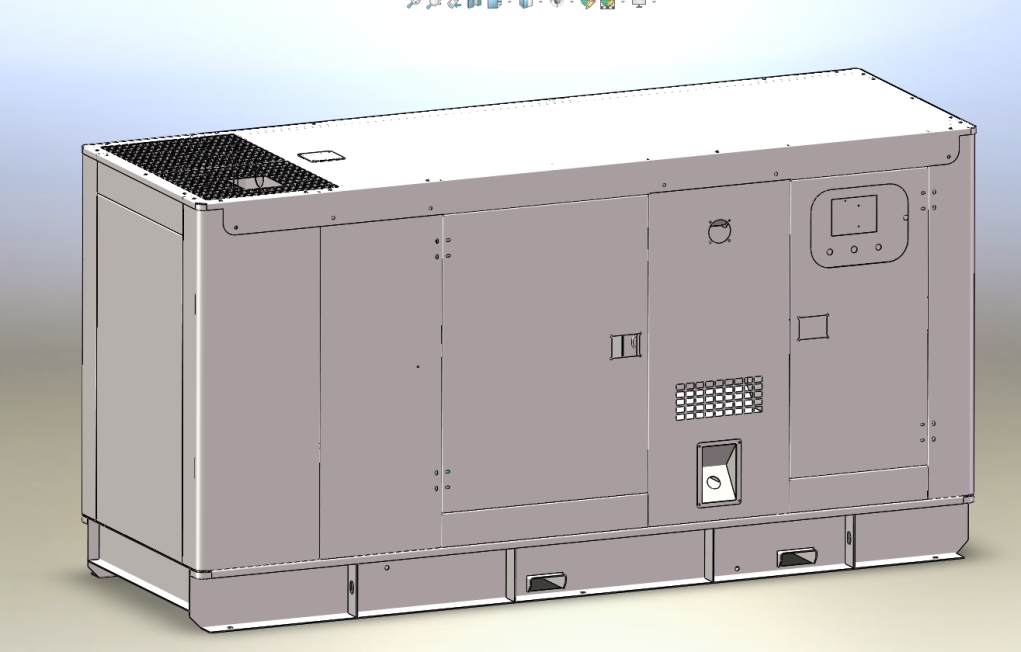 R6110ZLD型150KW半圆弧款柴油发电机组