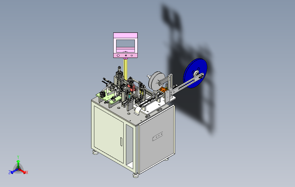 STEP非标迈克母头自动组装机