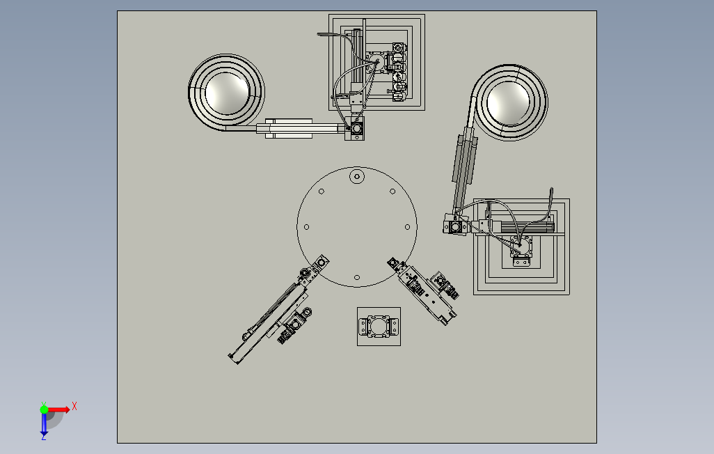 BOBBINPRESSINGMACHINE 俯视图