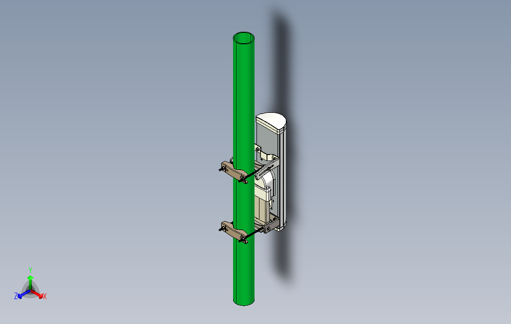 Cambiumepmp1000锁管设备3D模型图纸STEP格式