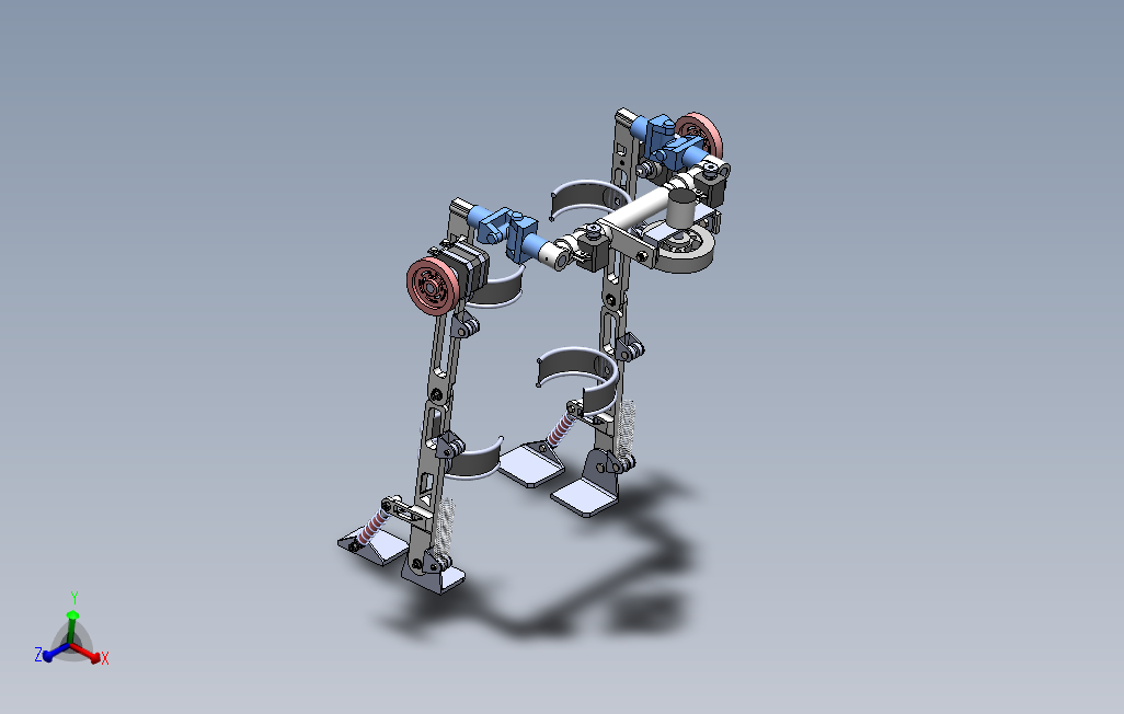 ExoskeletonV2外骨骼3D数模图纸Solidworks设计