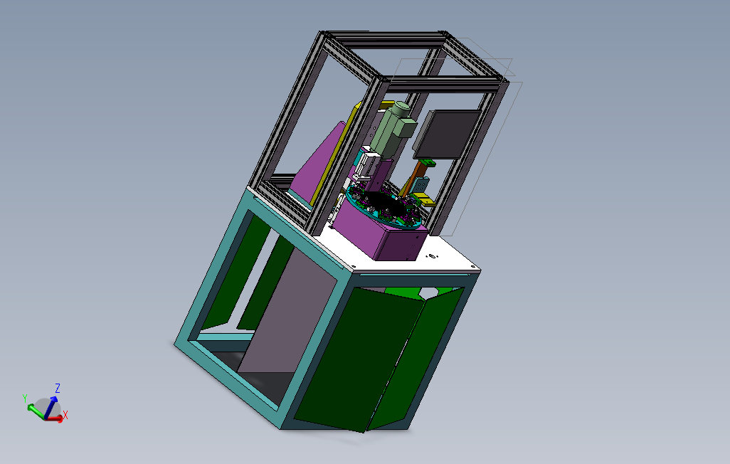 iphoneUSB外壳打孔机_SolidWorks