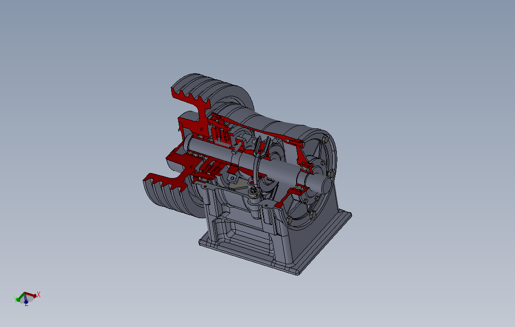 Multidisk离合器模型3D图纸SOLIDWORKS设计