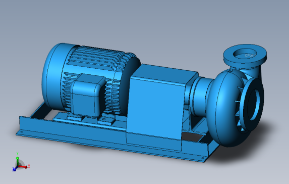 Paco8x6-60123lf泵三维建模图纸solidworks设计附IGSSTP