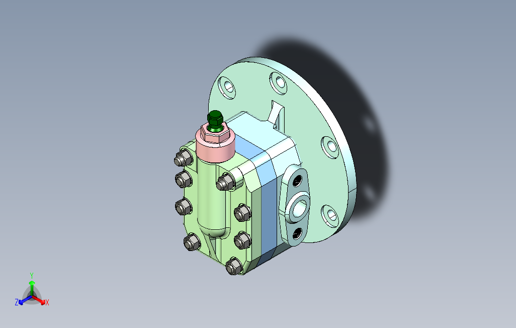 Pifco设计的泵模型3D图纸IGS格式