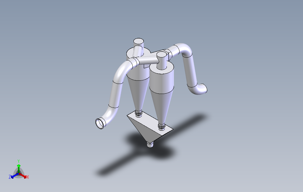 spraydryer螺杆泵3D数模图纸STEP格式