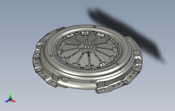 离合器总成3D模型图纸CATIA设计0