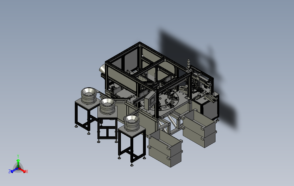 插针行业成熟稳定非标设备3D图纸STEP格式1