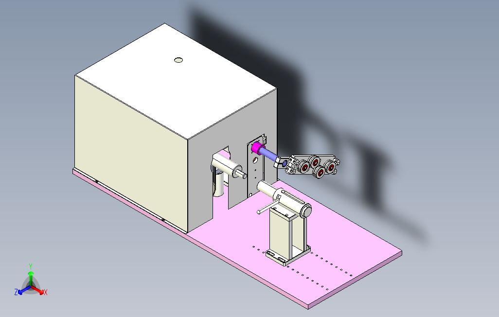 大扭力绕线机3D模型图纸IGS格式0