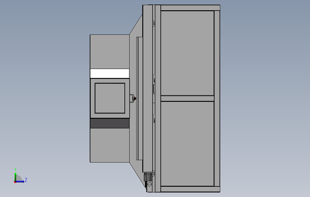 刀模激光切割机3D模型图纸Solidworks设计0