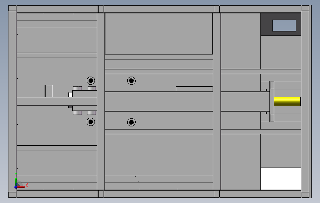 刀模激光切割机3D模型图纸Solidworks设计0