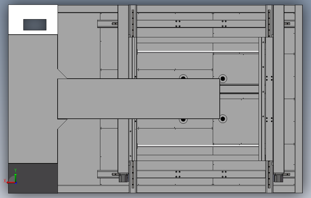 刀模激光切割机3D模型图纸Solidworks设计0