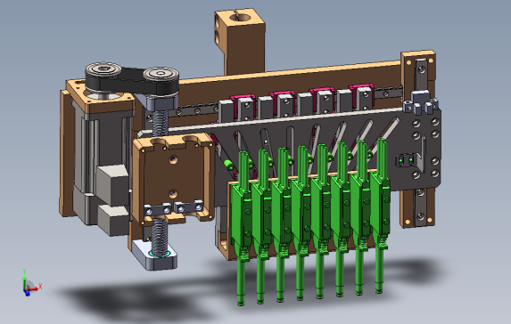 等分机构总装3D图纸Solidworks设计0