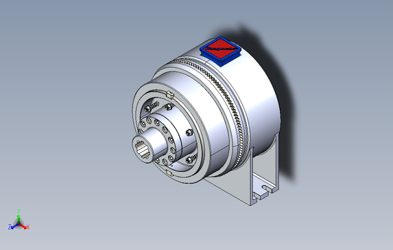 电磁齿式离合器模型3D图纸STEP格式0
