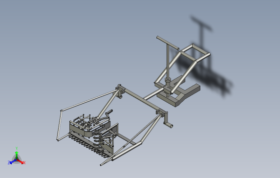 饲料草料处理加工机3D数模图纸STEP格式0