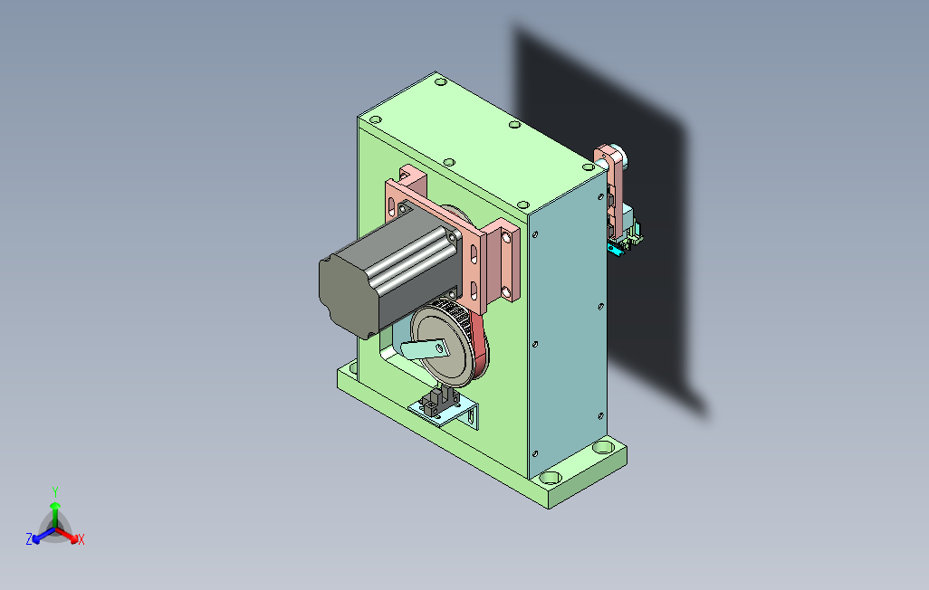 凸轮结构应用案例模型3D图纸STEP格式0
