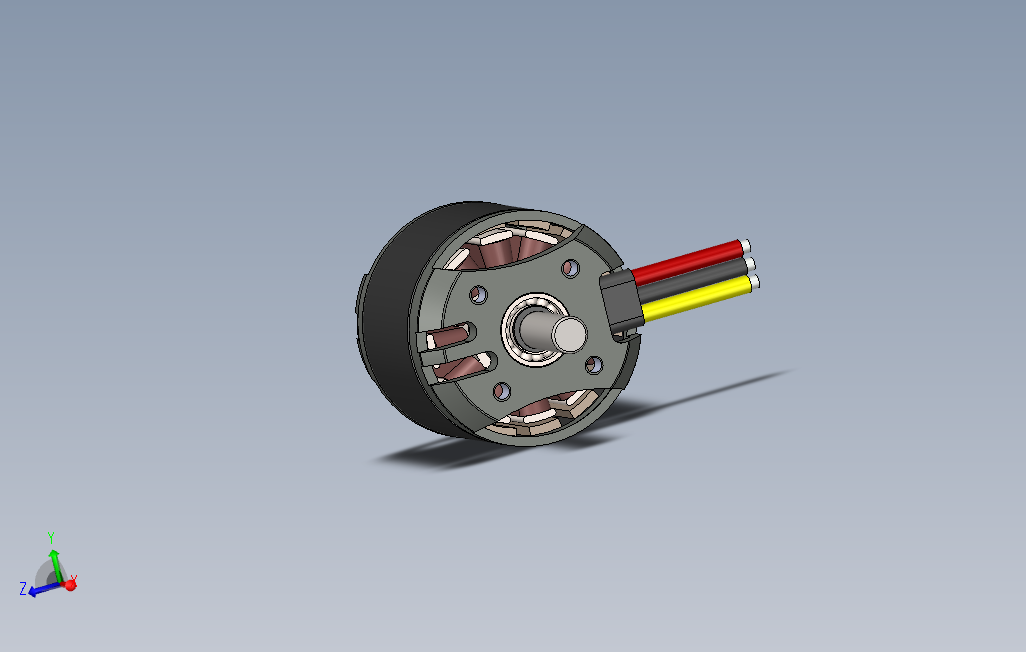 小型智能扫地机器人机构3D图纸SOLIDWORKS设计附x_t格式0