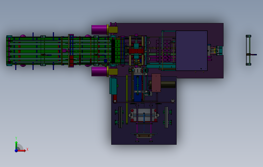 纸箱包装机0 Solidworks 2015 模型图纸下载 懒石网