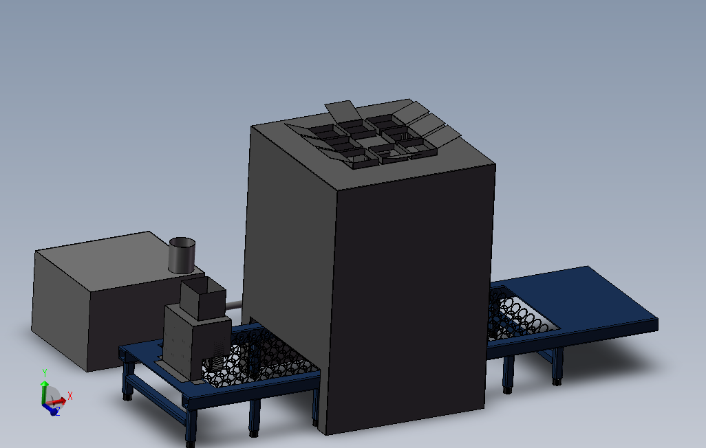 自动化食品包装机3D数模图纸Solidworks设计附STP0