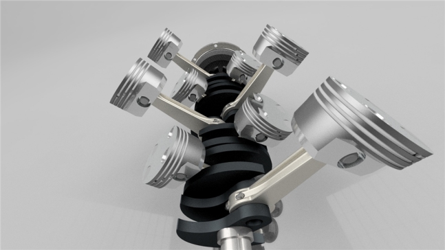 CarburatorV8发动机模型3D图纸INVENTOR设计附STP