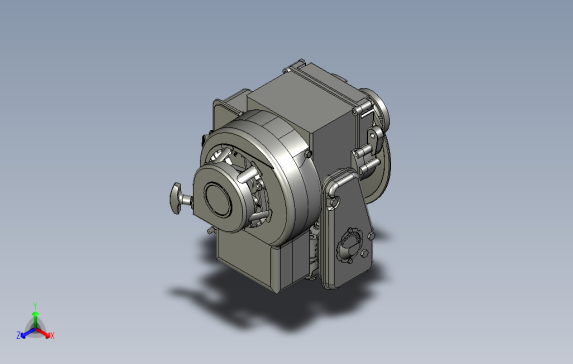 Moyer2k12发动机模型3D图纸STP格式