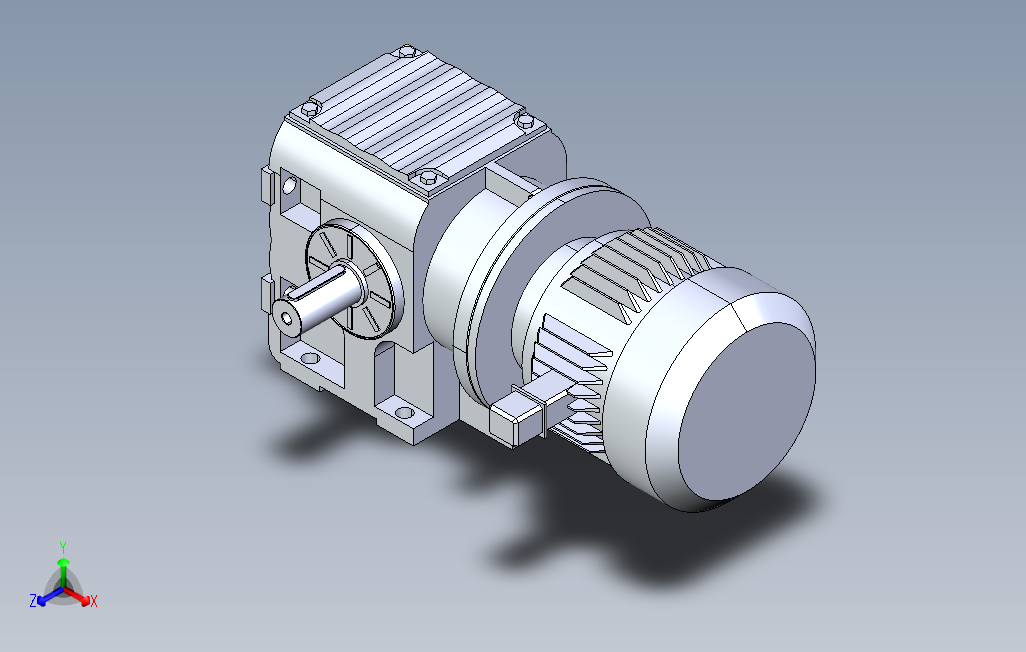 减速机NS[NS37]_CATIA_模型图纸下载 – 懒石网