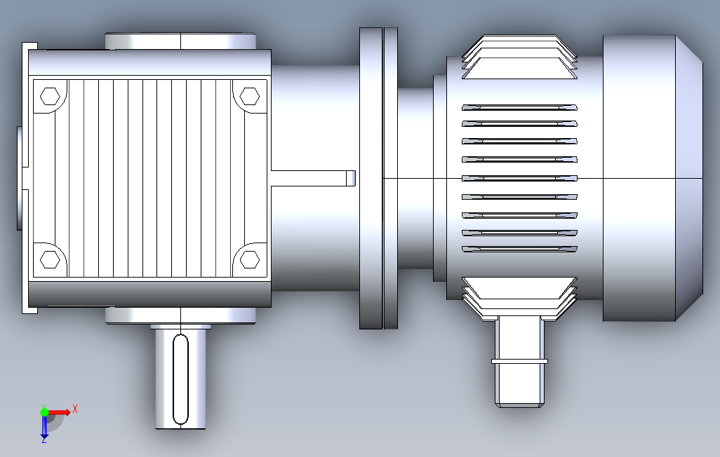 减速机NS[NS37]_CATIA_模型图纸下载 – 懒石网
