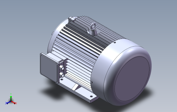 异步电机带底脚无凸缘电机[225M2]f01