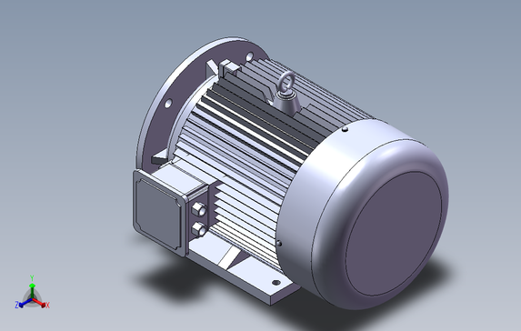 异步电机带底脚有凸缘电机[160M]f01