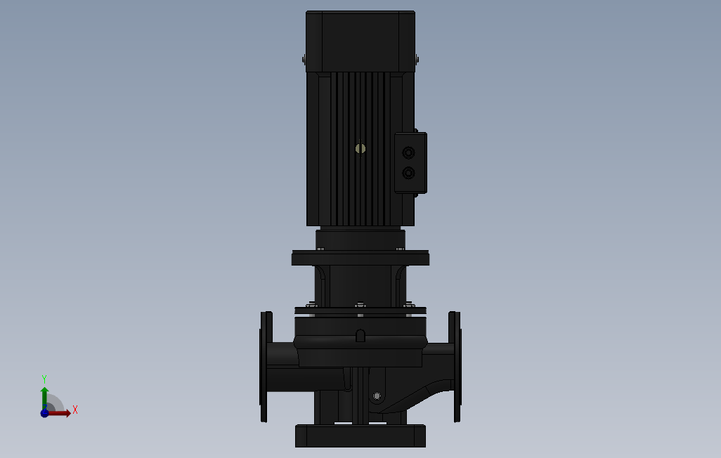 SLG80-2级立式管道泵[SLG80-117]_SOLIDWORKS 2018_模型图纸下载 – 懒石网