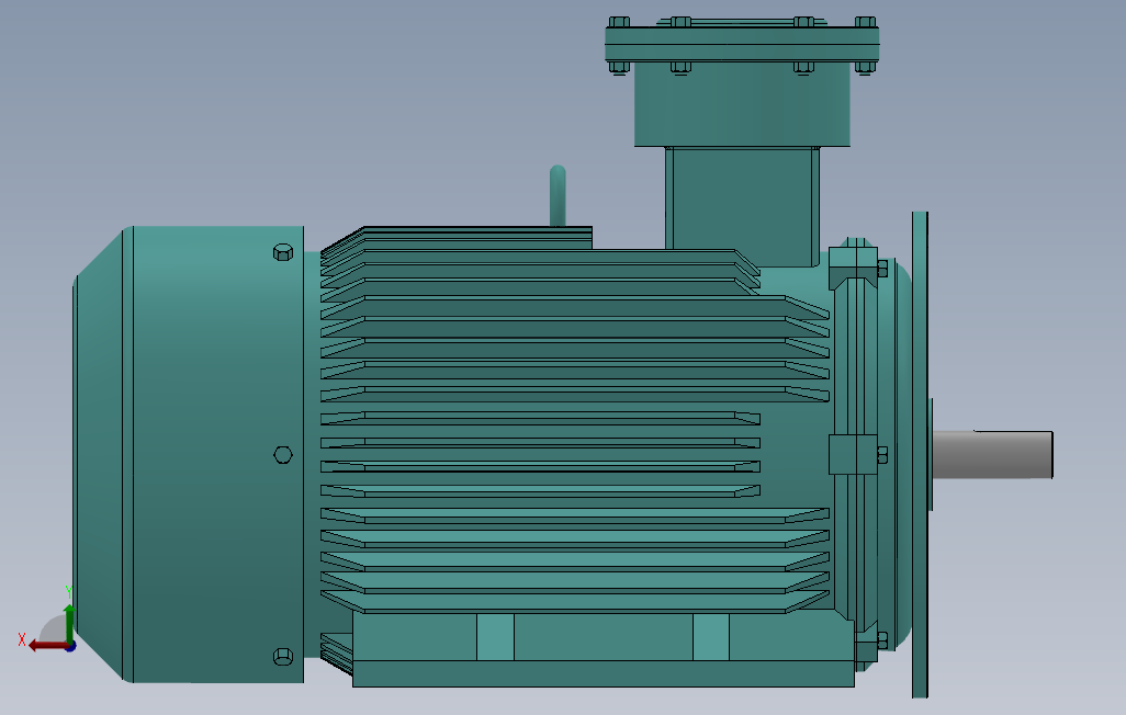 YB3-IMB35安装型[YB3-80M1-4]_SOLIDWORKS 2010_模型图纸下载 – 懒石网