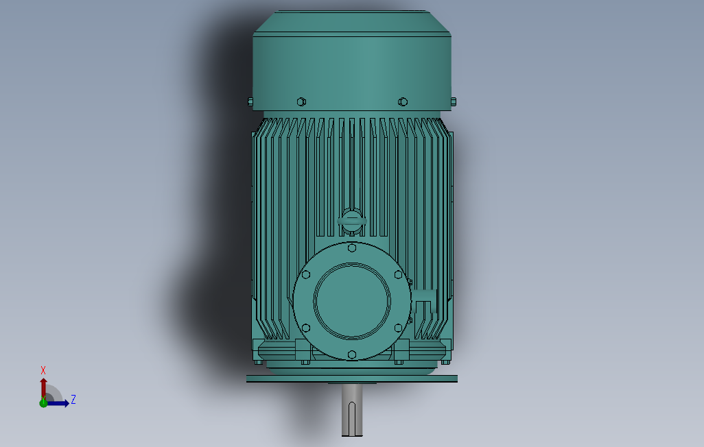 YB3-IMB35安装型[YB3-80M1-4]_SOLIDWORKS 2010_模型图纸下载 – 懒石网