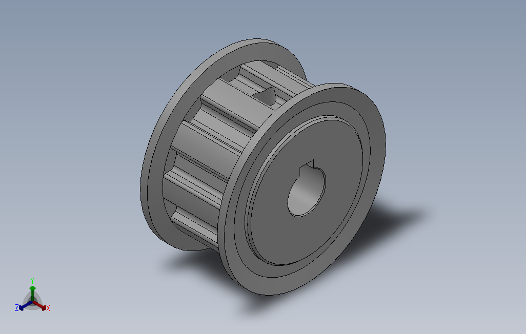 标准型梯形齿同步带轮L型[SLHK-10-050-dk8-D]